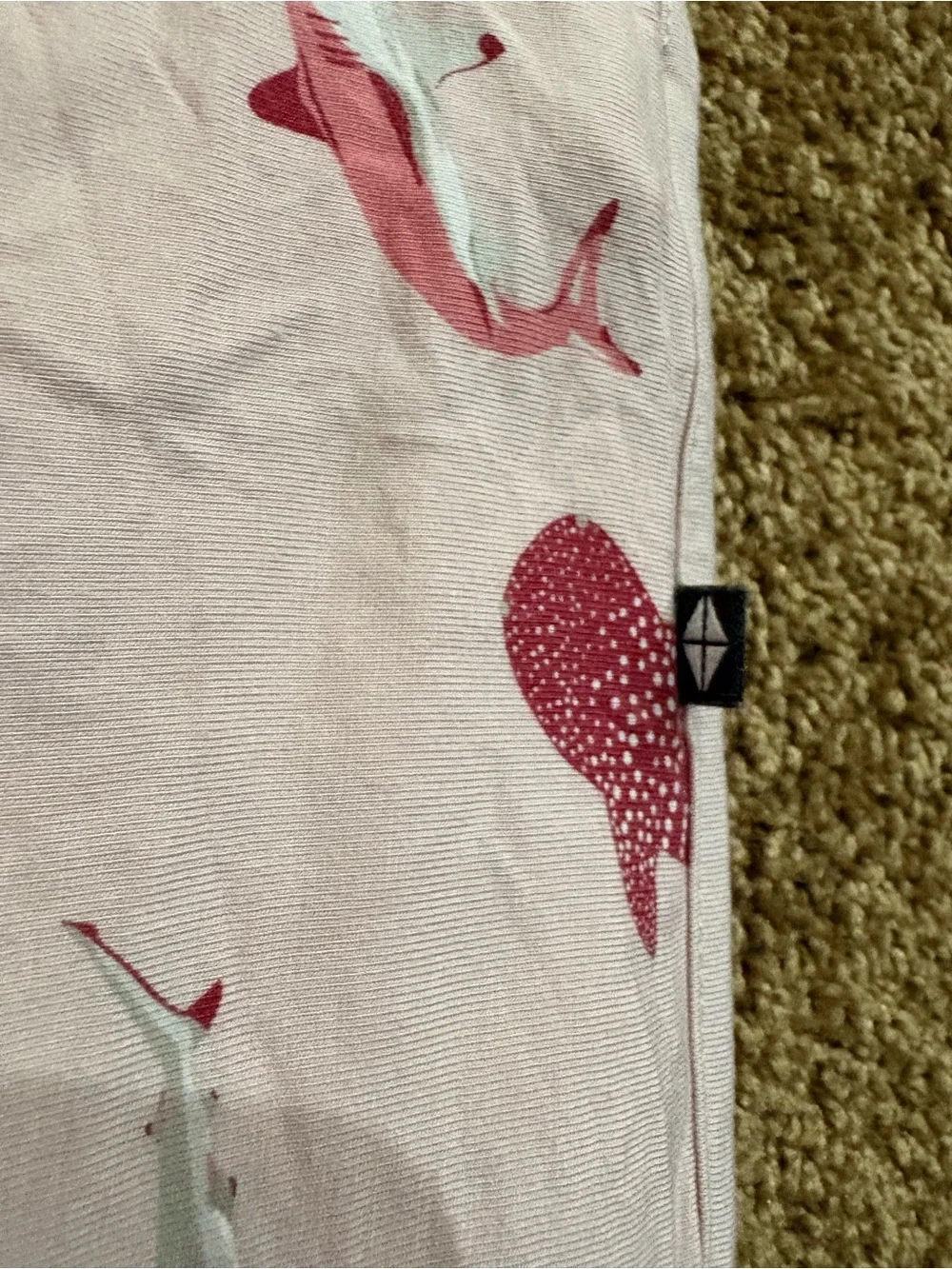 Kyte Baby Bamboo Pink Shark Baby Blanket